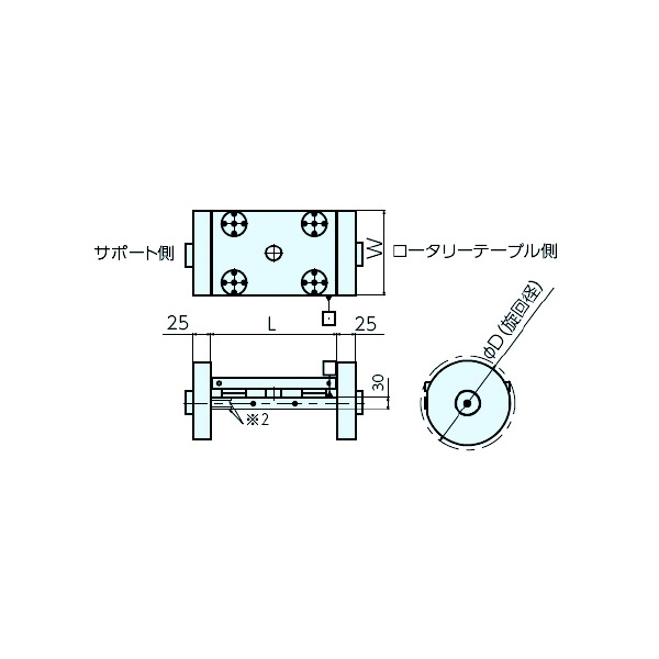 （株）ナベヤ ゆりかごセット センタータイプ YSC ゆりかごセット　センタータイプ YSC200-450QAS2