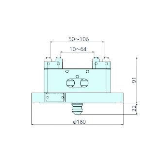 （株）ナベヤ RT用治具交換システム 交換プレート KAK ＲＴ用治具交換システム　交換プレート KAK10-5AU75130P