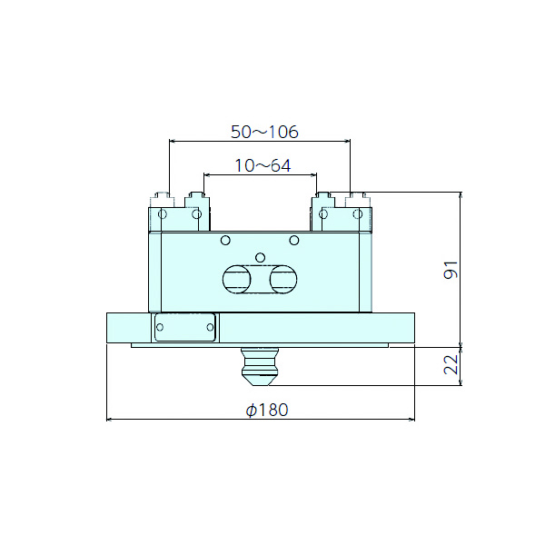 （株）ナベヤ RT用治具交換システム 交換プレート KAK ＲＴ用治具交換システム　交換プレート KAK10-5AU75130P