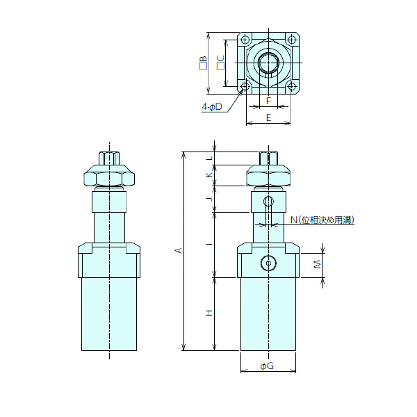 （株）ナベヤ ナットランナークランプS型 NRCS ナットランナークランプＳ型 NRCS03R-60