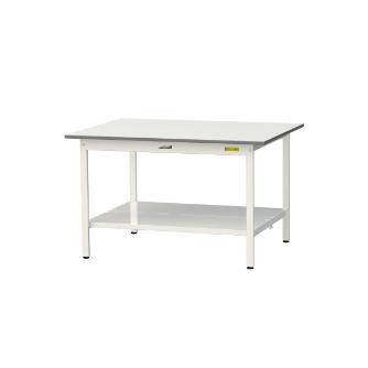 山金工業（株） ワークテーブル150シリーズ　固定式　全面棚板付　SUP ワークテーブル１５０シリーズ　固定式 SUP-1290TT-WW