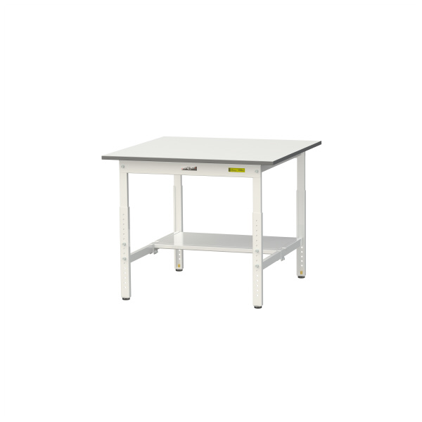 山金工業（株） ワークテーブル150シリーズ　高さ調整タイプ　半面棚板付　SUPA ワークテーブル１５０シリーズ SUPA-990T-WW