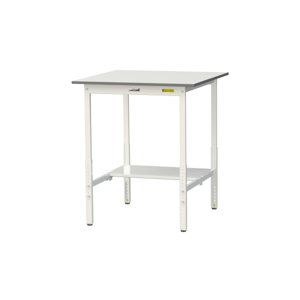 山金工業（株） ワークテーブル150シリーズ　高さ調整タイプ　半面棚板付　SUPAH ワークテーブル１５０シリーズ SUPAH-990T-WW