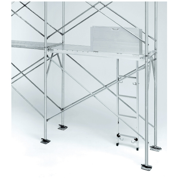 （株）ピカコーポレイション はしご付き床付き布わく はしご伸縮タイプ STJR はしご付き床付き布わく　はしご伸縮タイプ STJR-F950A