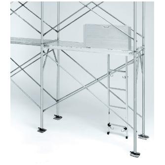 （株）ピカコーポレイション はしご付き床付き布わく はしご伸縮タイプ STJR はしご付き床付き布わく　はしご伸縮タイプ STJR-F1250A