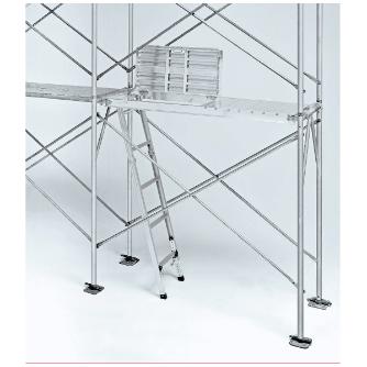 （株）ピカコーポレイション はしご付き床付き布わく はしご伸縮タイプ STJR はしご付き床付き布わく　はしご伸縮タイプ STJR-M950A