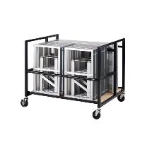 （株）ピカコーポレイション 収納台車 折りたたみ式ひな段 HPS用