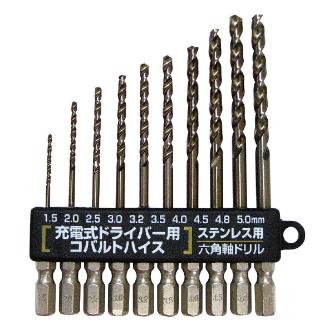 スエカゲツール（株） ステンレス用新快削6角軸ドリルセット PS ステンレス用新快削６角軸ドリルセット PS902
