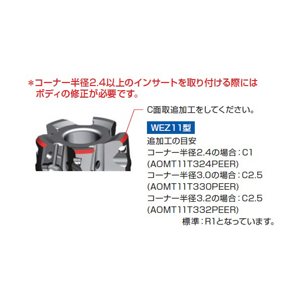 住友電気工業（株） SEC－ウェーブミル カッタ WEZR-RS ＳＥＣ－ウェーブミル　カッタ WEZR11050RS5322Z04