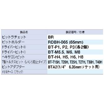 ＴＯＮＥ（株） ビットラチェットセット(メタルケース) BRS20MBK ビットラチェットセット（メタルケース） BRS20MBK