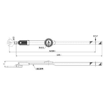 （株）東日製作所 ヘッド交換式トルクレンチ CDB ヘッド交換式トルクレンチ CDB300N5X22D-S