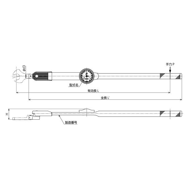 （株）東日製作所 ヘッド交換式トルクレンチ CDB ヘッド交換式トルクレンチ CDB300N5X22D-S