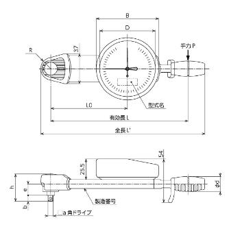 （株）東日製作所 トルクレンチ DB トルクレンチ DB6N5