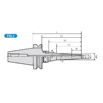 聖和精機（株） マイクロンチャック Mシリーズ BBT-HPC-M マイクロンチャック　Ｍシリーズ BBT30-HPC06M-180