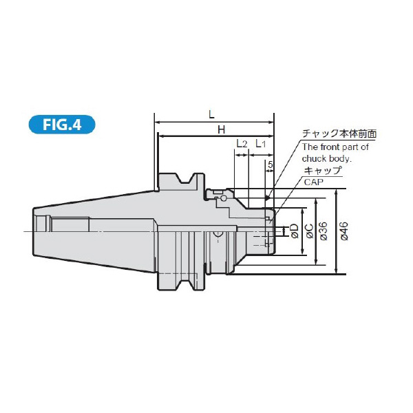 聖和精機（株） マイクロンチャック Hシリーズ BBT-HPC-H マイクロンチャック　Ｈシリーズ BBT30-HPC03H-065A-CT