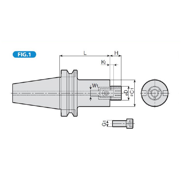 聖和精機（株） 正面フライスアーバH型 BBT-FMH ショウメンフライスアーバ BBT30-FMH16-29-035