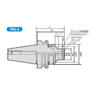 聖和精機（株） マイクロンチャック Hシリーズ BBT-HPC-H マイクロンチャック　Ｈシリーズ BBT40-HPC03H-065A-CT