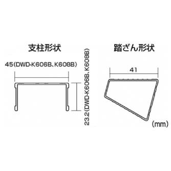 （株）ピカコーポレイション 足場台 DWD 足場台 DWD-K606B