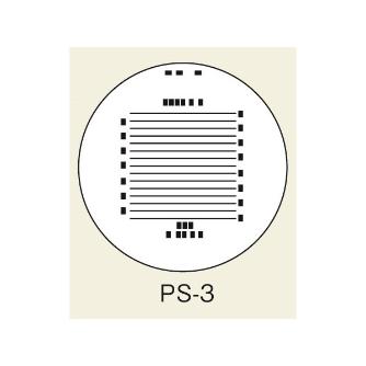 アズワン（株） スケールルーペ目盛板 2-190 スケールルーペ目盛板７Ｘ用　ＰＳ－３ 2-190-03