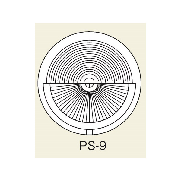アズワン（株） スケールルーペ目盛板 2-190 スケールルーペ目盛板７Ｘ用　ＰＳ－９ 2-190-06