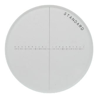 アズワン（株） スケールルーペ目盛板 2-190 スケールルーペ目盛板　７Ｘ用スタンダード 2-190-07