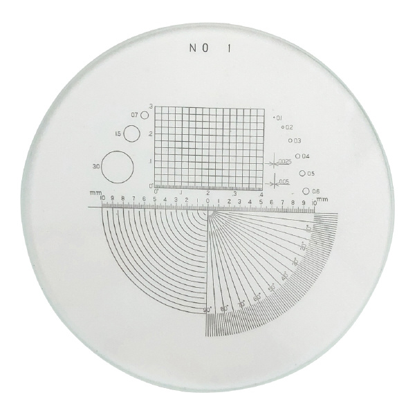 アズワン（株） スケールルーペ目盛板 2-191 スケールルーペ目盛板１０×用　ＰＳ－１ 2-191-01
