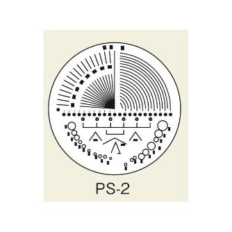 アズワン（株） スケールルーペ目盛板 2-191 スケールルーペ目盛板１０Ｘ用　ＰＳ－２ 2-191-02