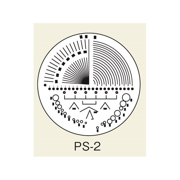 アズワン（株） スケールルーペ目盛板 2-191 スケールルーペ目盛板１０Ｘ用　ＰＳ－２ 2-191-02