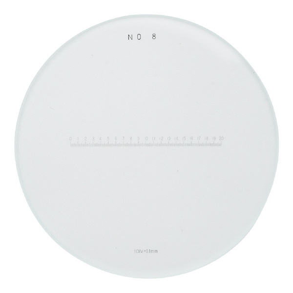 アズワン（株） スケールルーペ目盛板 2-191 スケールルーペ目盛板１０Ｘ用　ＰＳ－８ 2-191-05