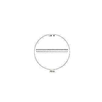 アズワン（株） スケールルーペ目盛板 2-191 スケールルーペ目盛板１０Ｘ用　ＰＳ－８ 2-191-05