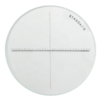 アズワン（株） スケールルーペ目盛板 2-191 スケールルーペ目盛板１０Ｘ用スタンダード 2-191-07
