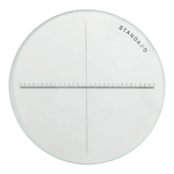 アズワン（株） スケールルーペ目盛板 2-191 スケールルーペ目盛板１０Ｘ用スタンダード 2-191-07