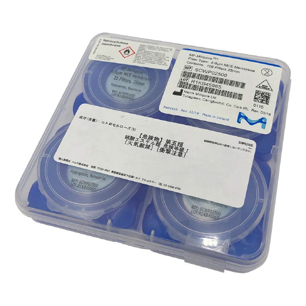 アズワン（株） メンブレンフィルター 2-3044 メンブレンフィルター　ＳＣＷＰ０２５００ 2-3044-34