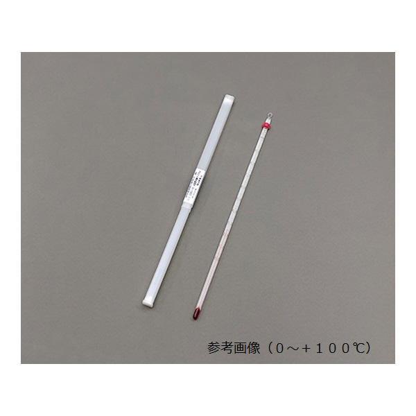 アズワン（株） 赤液棒状温度計 1-610 赤液棒状温度計　－７０～＋５０℃ 1-610-03