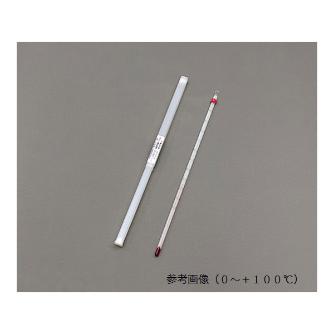 アズワン（株） 赤液棒状温度計 1-610 赤液棒状温度計　－４０～＋５０℃ 1-610-06