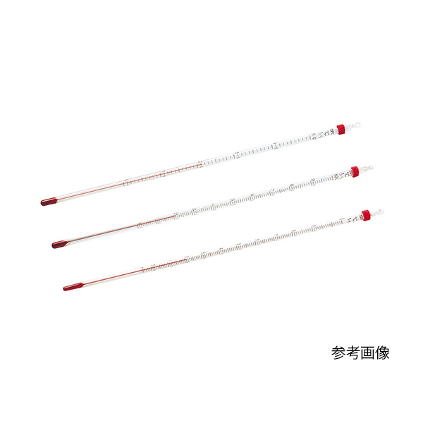 アズワン（株） 赤液棒状温度計 1-610 赤液棒状温度計　０～＋１５０℃ 1-610-15