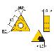 サンドビック（株） TーMaxP チップ CBN 【E】 TNGA Ｔ－ＭａｘＰ　チップ　ＣＢＮ　【Ｅ】 TNGA 11 03 04S01030A 7015