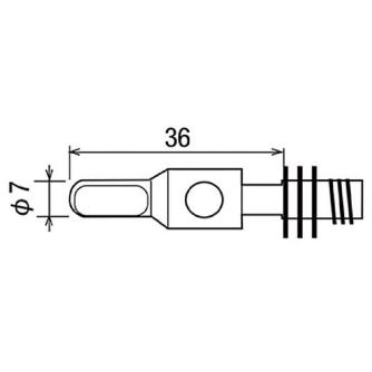 太洋電機産業（株） 替こて先 GPー101S用 GP 替こて先　ＧＰ－１０１Ｓ用 GP-101CU