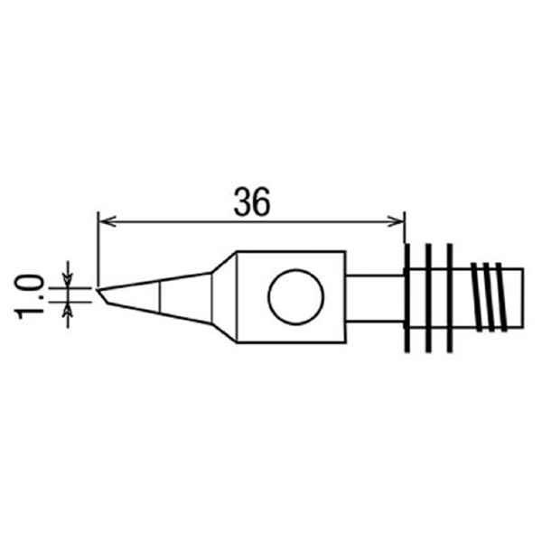 太洋電機産業（株） 替こて先 GPー101S用 GP 替こて先　ＧＰ－１０１Ｓ用 GP-101T-1C