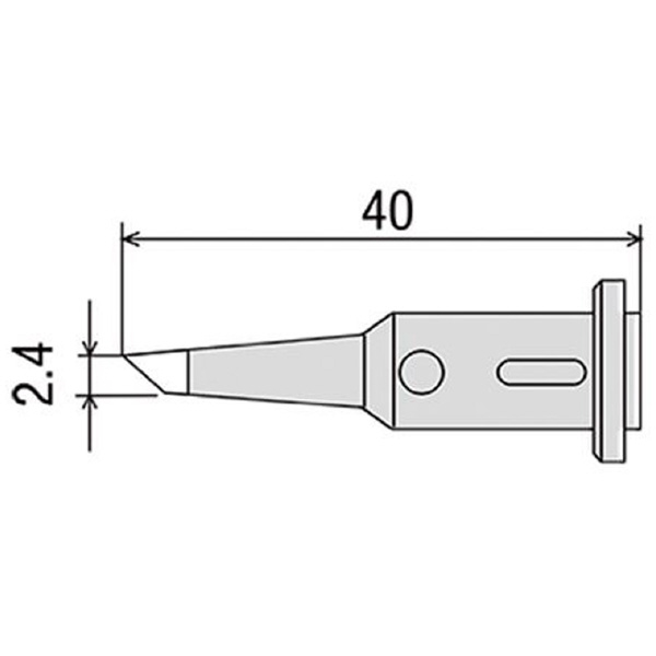 太洋電機産業（株） 替こて先 GPー501用 GP 替こて先　ＧＰ－５０１用 GP-501RT-2.4C