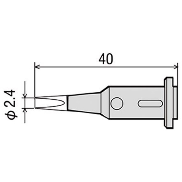 太洋電機産業（株） 替こて先 GPー501用 GP 替こて先　ＧＰ－５０１用 GP-501RT-2.4D