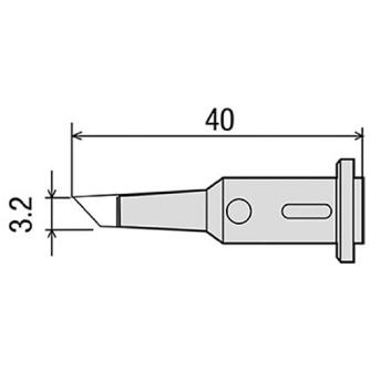 太洋電機産業（株） 替こて先 GPー501用 GP 替こて先　ＧＰ－５０１用 GP-501RT-3.2C