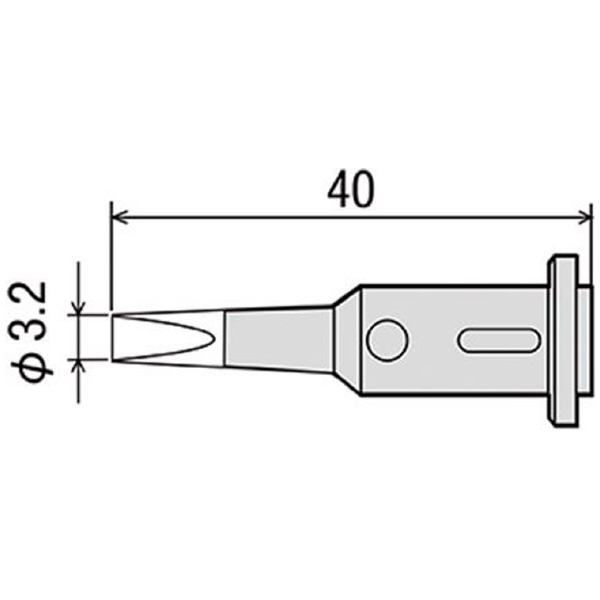 太洋電機産業（株） 替こて先 GPー501用 GP 替こて先　ＧＰ－５０１用 GP-501RT-3.2D