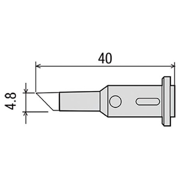 太洋電機産業（株） 替こて先 GPー501用 GP 替こて先　ＧＰ－５０１用 GP-501RT-4.8C