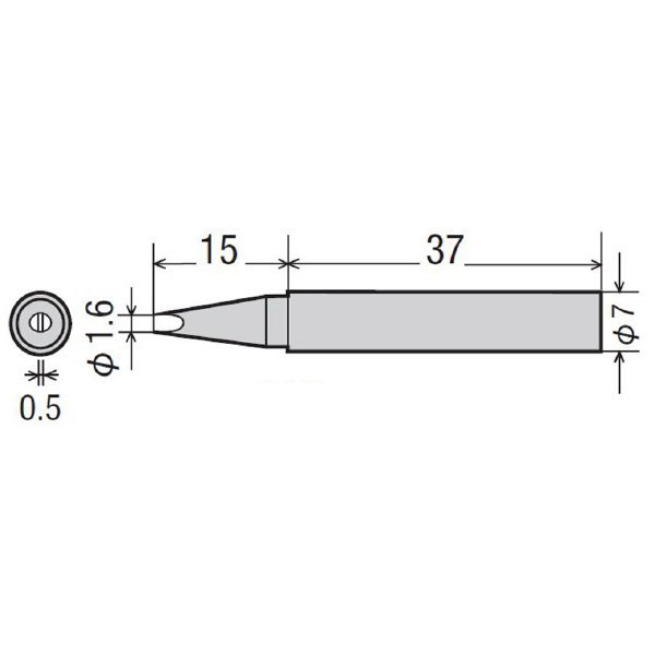 太洋電機産業（株） 交換こて先 PX-2RT 交換こて先 PX-2RT-1.6D