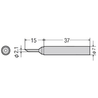 太洋電機産業（株） 交換こて先 PX-2RT 交換こて先 PX-2RT-2C