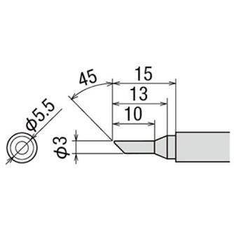 太洋電機産業（株） 交換こて先 PX-2RT 交換こて先 PX-2RT-3C