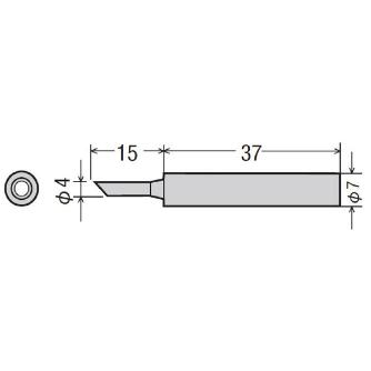 太洋電機産業（株） 交換こて先 PX-2RT 交換こて先 PX-2RT-4C