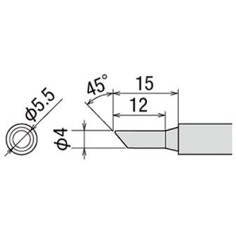 太洋電機産業（株） 交換こて先 PX-2RT 交換こて先 PX-2RT-4C