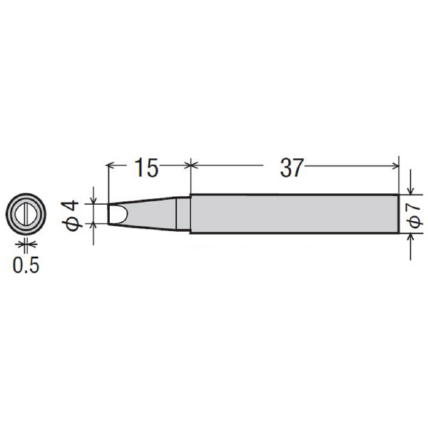 太洋電機産業（株） 交換こて先 PX-2RT 交換こて先 PX-2RT-4D